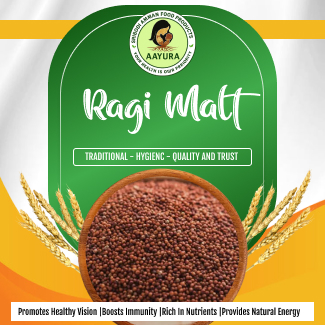 Traditional Ragi Malt Powder Aayura Tamil Nadu
